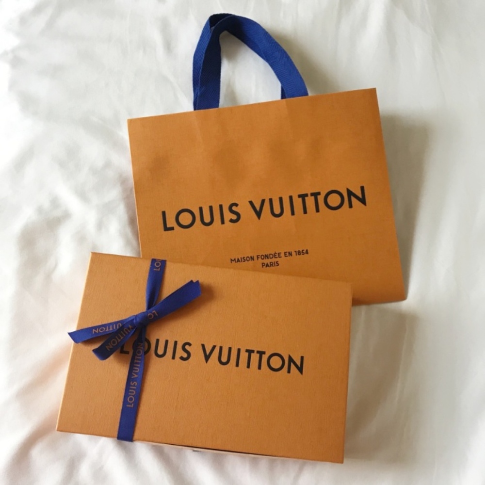 Louis Vuitton Gift box & Shopping bag for wallet